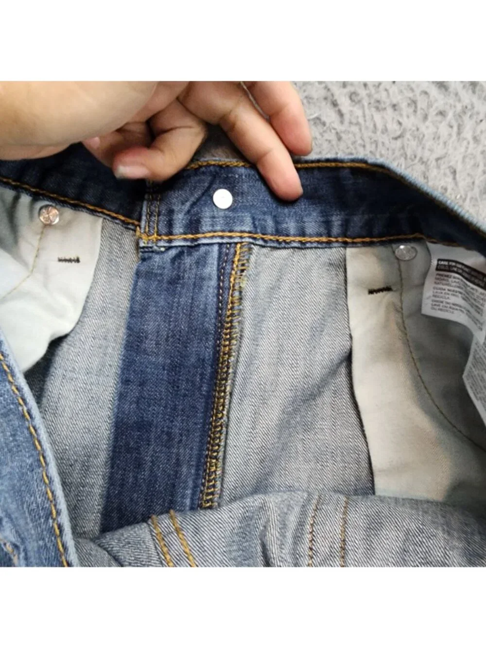 Levis Jeans Mens 36x34 Blue 505 Cotton Denim Regular Fit Straight Leg *Read*